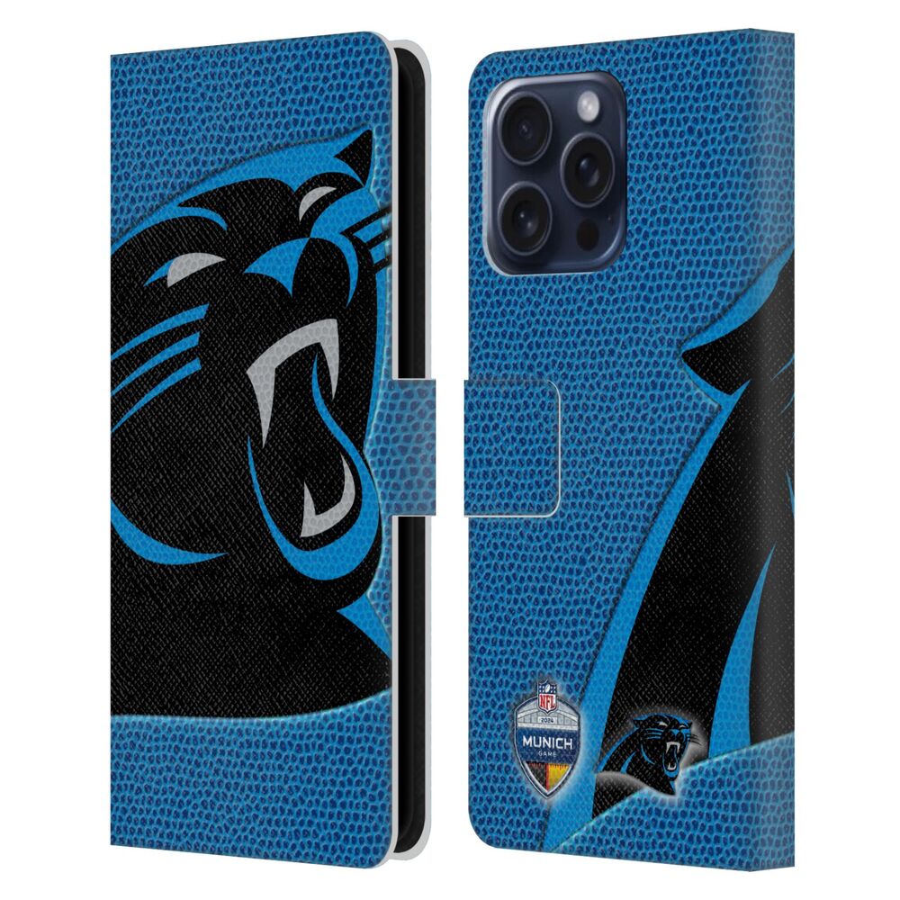 NFL ナショナルフットボールリーグ - 2024 International Games / Munich Panthers レザー手帳型 / Apple iPhoneケース - PGS